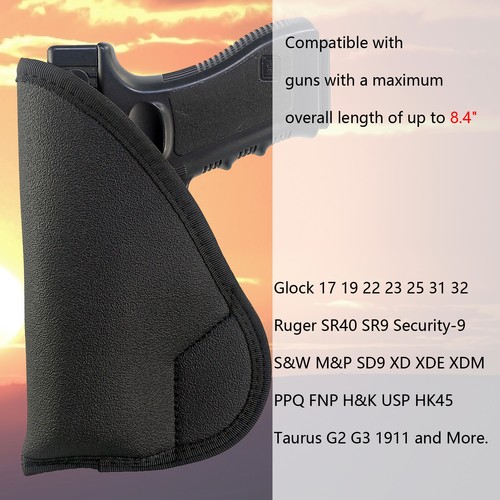 Non slip iwb holster - iwb, glock
